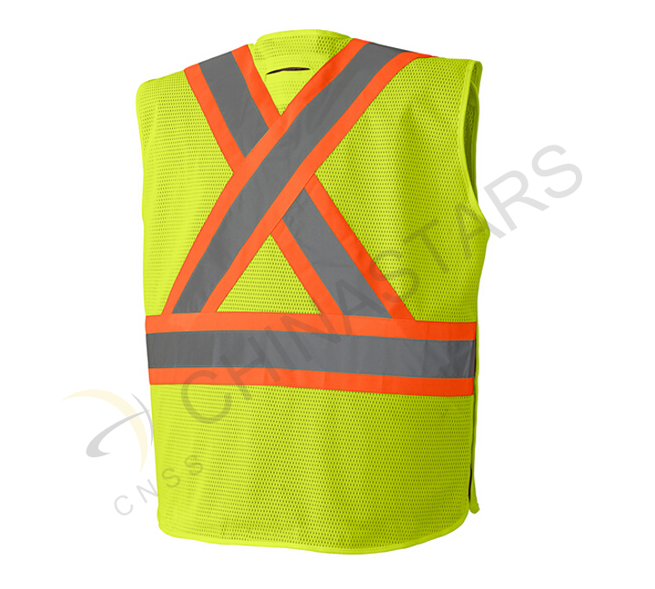 People wearing safety vest in March “help day”